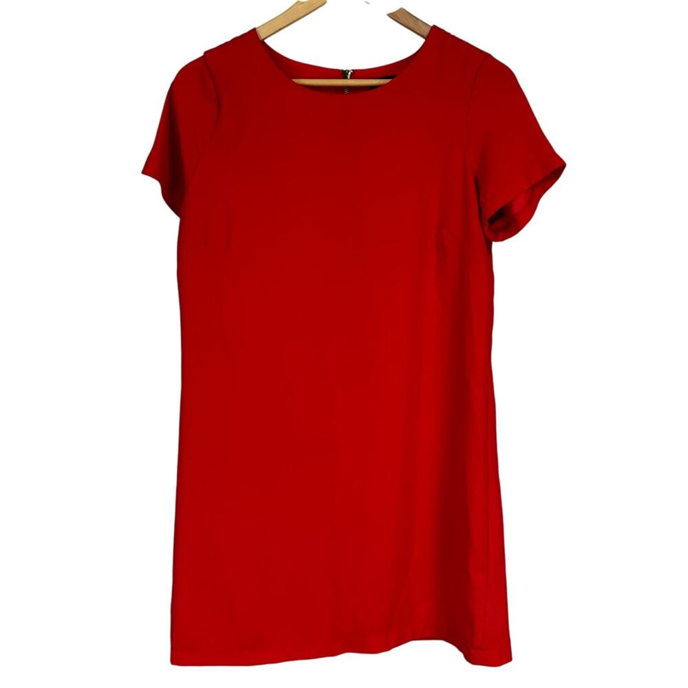 Lulus Shift and Shout Red Shift Dress Women's Size Medium Good Used Condition